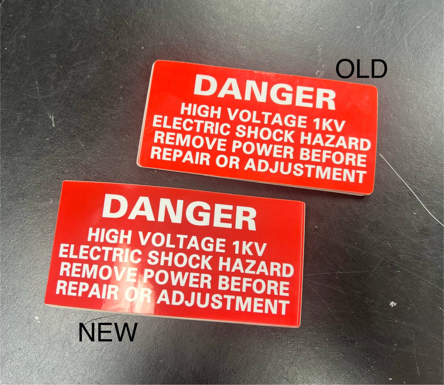 GB DANGER Decal for Proton pack MoBo