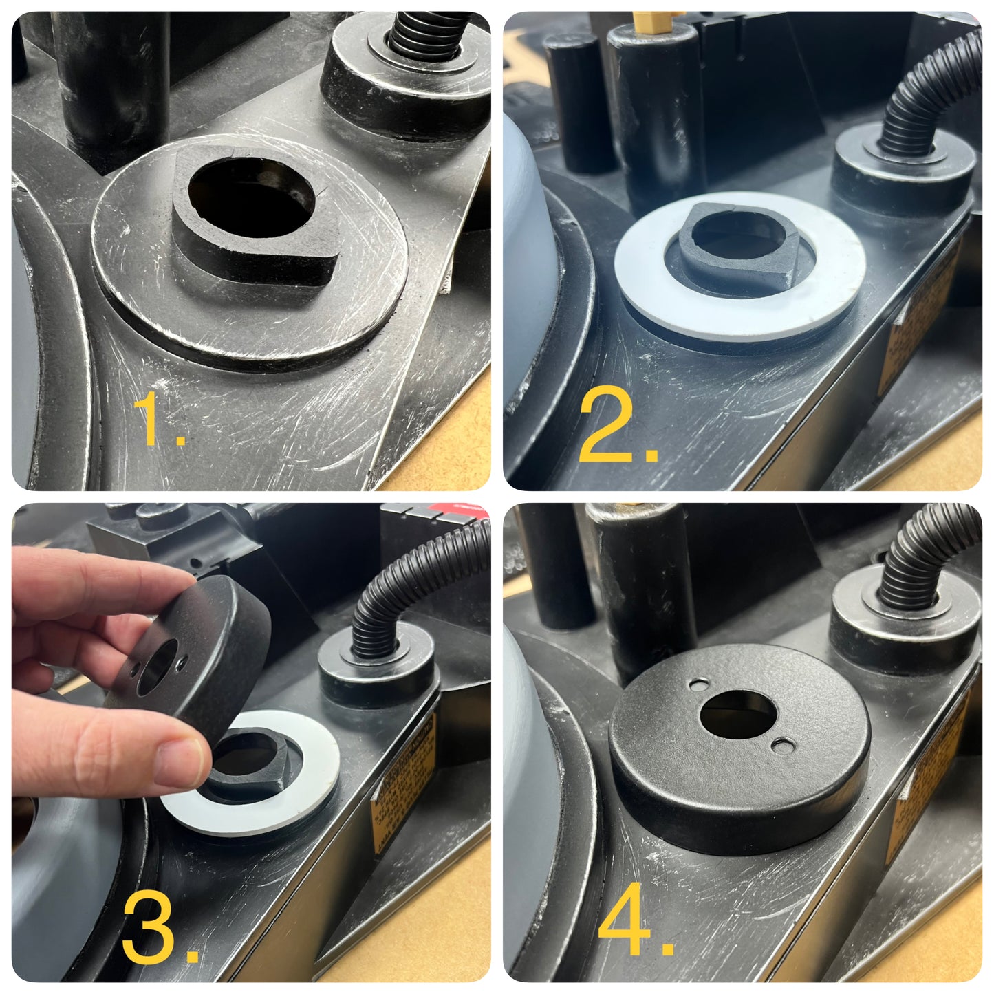 GB Modular Valve (Clippard Disc) Cover for Proton Pack