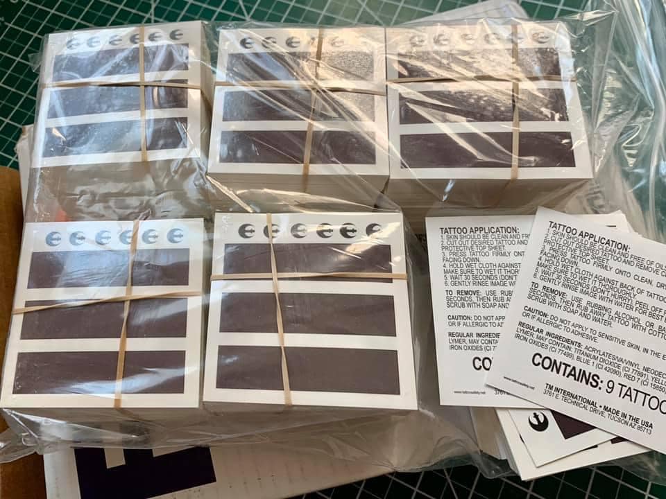 Cara Dune Temp Tattoos