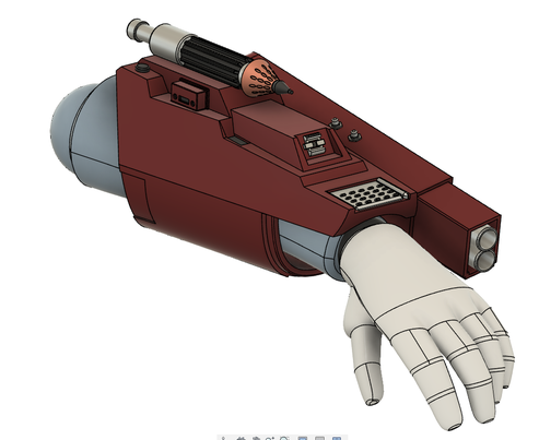 Boba Fett/Vanth gauntlet & hand plate Kit (Mando Series)