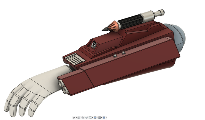 Boba Fett/Vanth gauntlet & hand plate Kit (Mando Series)