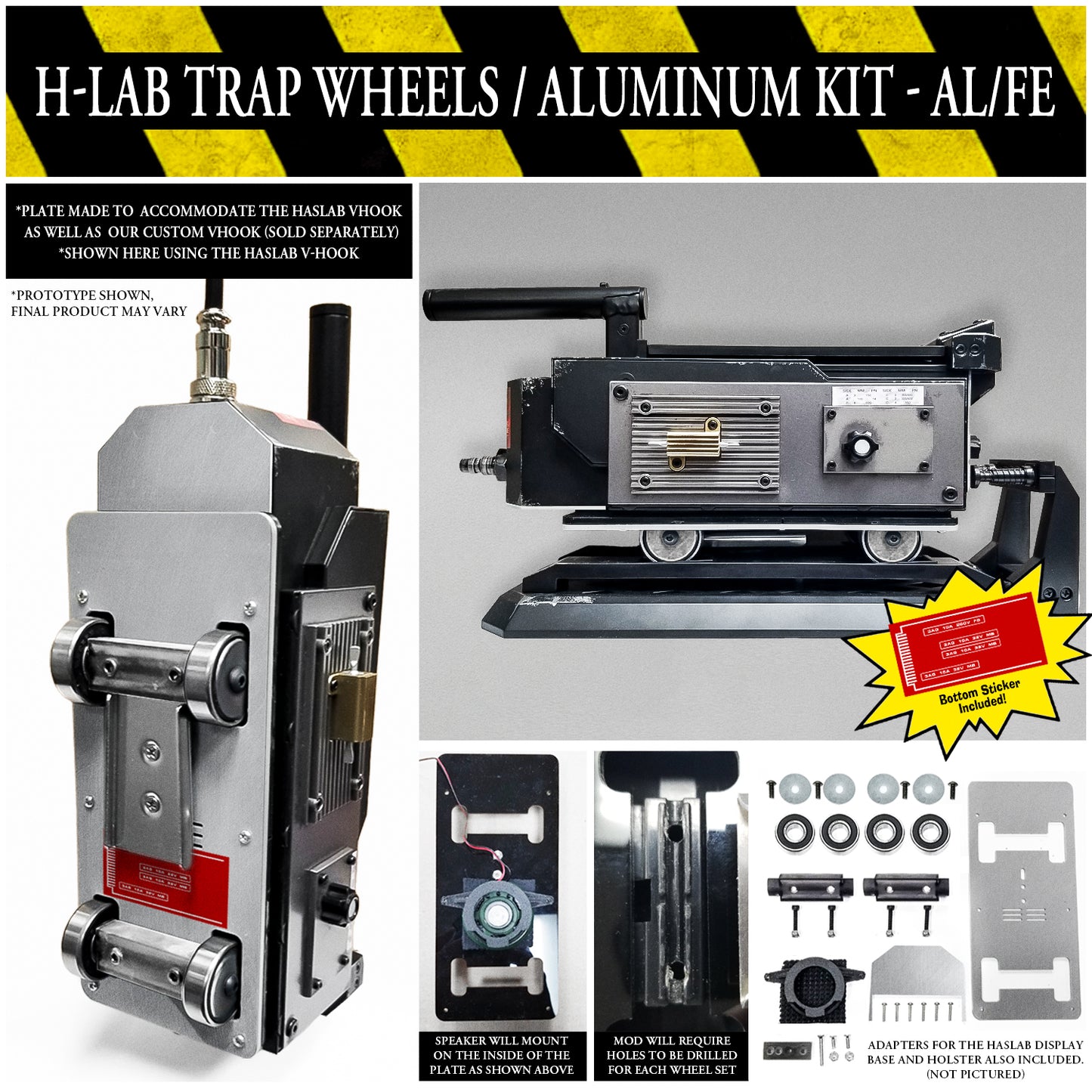 GB - Ghost Trap Bottom Plate & Wheel Kits (HLAB)